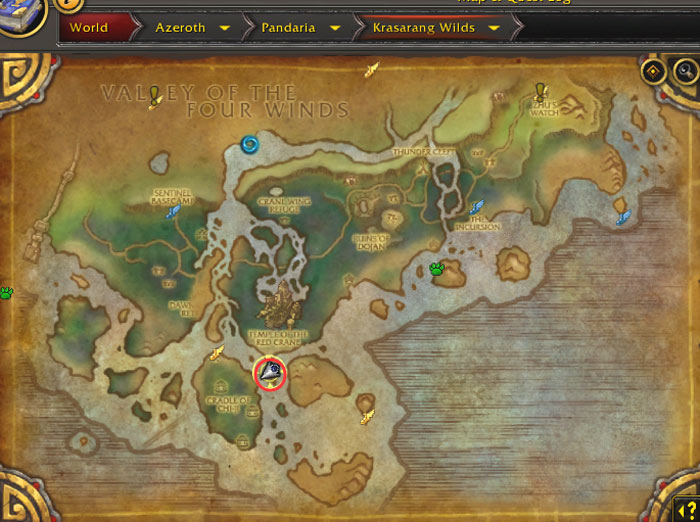 wow map Krasarang Wilds